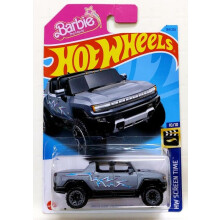 Coche Hot Wheels Barbie The Movie 2024 GMC Hummer EV 1:64 (Gris)