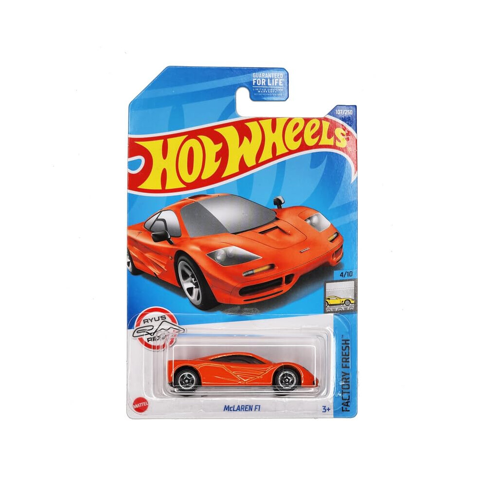 Hot Wheels Mclaren F1 Factory Fresh Ages 3 And Up (Orange) Orange