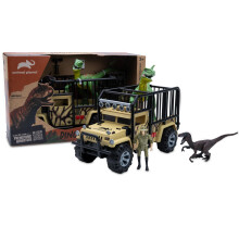 Animal Planet Dino Expedition Speelset - Transport Truck met Lichten & Geluiden, Dinosaurussen, Figuren & Accessoires voor Kinderen