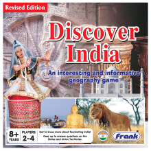 Juego de Mesa de Geografía de India Frank | Juegos Familiares para Niños de 8+ Años y Adultos | Divertido y Desafiante