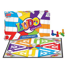 Funskool Games, Ludo 2018, The Classic Startegy Game Board, Unique 6 Player Game, Kids And Family, 2-6 Players, Ages 4 And Above
