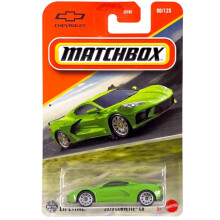 Matchbox 2020 Chevy Corvette C8 [Green] 90/125, 1:64 Scale Diecast Toy Vehicle