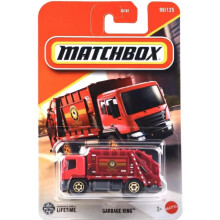 Matchbox Garbage King Müllwagen [Rot] 99/125, 1:64 Maßstab Diecast Spielzeugfahrzeug