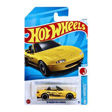 Hot Wheels 1:64 Escala 91 Mazda Mx-5 Miata Hw-J-Imports Para Mayores de 3 Años (Amarillo)