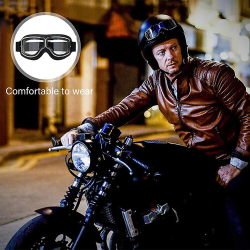 Motorcycle Windproof Goggles Adjustable Strap Face-TM 2