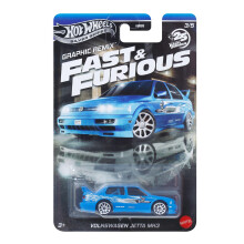 Hot Wheels Rápido y Furioso Coche Gráfico Remix Vw Jetta Mk3 - Modelo Die Cast 1:64 - 7 Cm