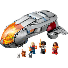 Lego Marvel The Hoopty 76232 Byggset; Superhjälte Rymdskepp Med 3 Minifigurer; Present Till Barn 8+