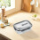 3-Compartment Microwave-Safe Bento Box with Leak-Proof Seal 5