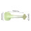 Extendable Wall-Mounted Clothes Hanger in Gradient Green 3