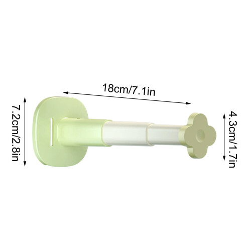 Extendable Wall-Mounted Clothes Hanger in Gradient Green 2