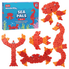 Sea Animals Puzzle Toys For Kids 5-In-1 | Montessori Educational Toys Ages 3-10+ | 3D Screen-Free Learning | Birthday & Return Gift For Kids