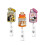Retractable Name Card Holder Artistic Fashion Pattern for School 1