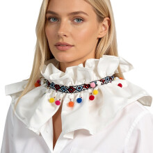 Embroidery False Collar Bohemian Styles Satined Fabric