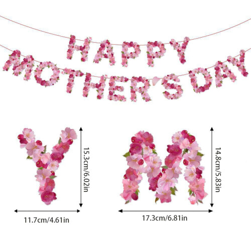 Mother's Day Paper Banner Set 2
