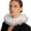 Victorian Detachable Collar With Ruffle and Layered-White 1 1