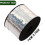 100 Yards langes, metallisches Lockenband, Silber 3