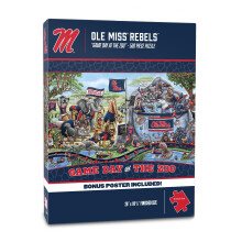 YouTheFan NCAA Rebeldes de Mississippi Puzzle de 500 piezas 28" x 10.5"