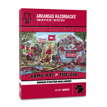 YouTheFan NCAA Arkansas Razorbacks Spel Dag på Zoo 500bitar Pussel 28" x 10.5"