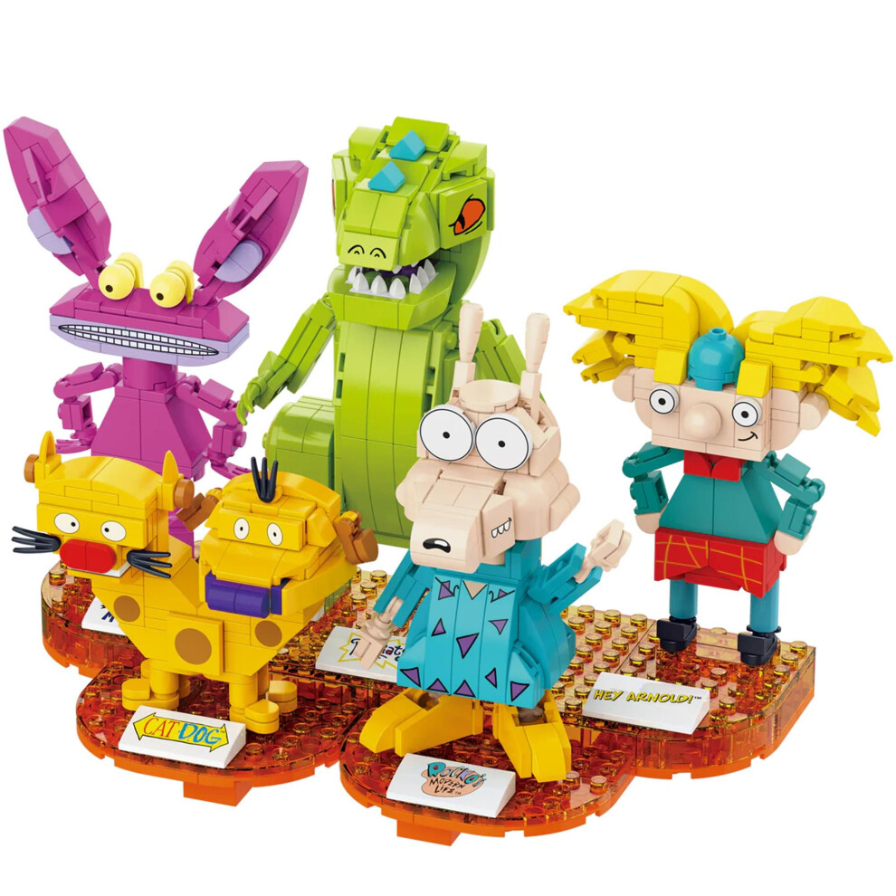 Photos - Construction Toy Nickelodeon Characters 833-Piece Brickcraft Building Set