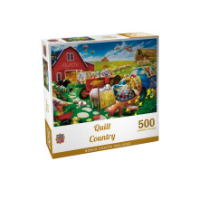 Masterpieces 500 Stuk Puzzel voor Volwassenen en Gezinnen - Quilt Country - 49x67,5 cm