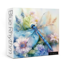 Mooie Libelle Bloem Puzzels voor Volwassenen 1000 Stukken, Fantasie Wildernis Kunst Jigsaw Puzzels