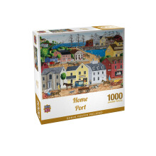 Masterpieces Home Port Jigsaw Puzzle - 1000 Piece Puzzle for Adults, Art Poulin - Adult Puzzles