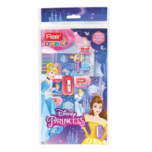 Kit de Papeterie Disney Princess Flair Creative Series | 22 Articles Assortis | Pour Créativité et Apprentissage