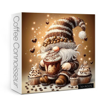Grappige Gnoom Koffie Puzzel 1000 Stukken voor Volwassenen, Kunst Elf Voedsel Cupcake Puzzel, Moeilijk Schattig Esthetisch Uitdagend