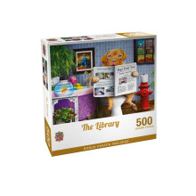 Masterpieces De Bibliotheek Puzzel - 500 Stukken voor Volwassenen - Vanaf 15 Jaar