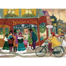 Springbok Boutique de Noel 500 Stuk Puzzel voor Volwassenen - Kerstpuzzel - Unieke Snijstukken - Gemaakt in de VS
