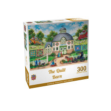 Masterpieces 300 Stuk Puzzel voor Volwassenen en Gezinnen - De Quilt Barn - 19,25"x26,63"