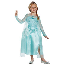 Frozen Disney Klassische Elsa Schneekönigin Kleid Kostüm 3T-4T