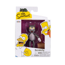 The Simpsons - Articulated figurine 6.3 cm - Figures Scratchy Accessory