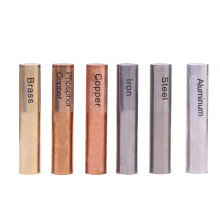 6 Pcs Metal Block Set-Brass, Copper,Iron,Steel, Phosphor Copper& Aluminum for Density Investigation,Specific Gravity,Collectible,Specific Heat Experim