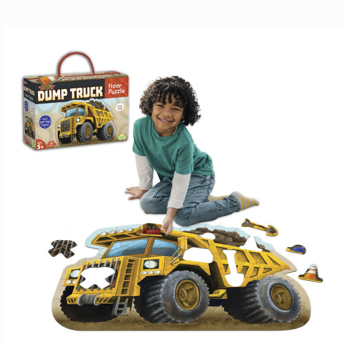 Puzzle Géant de Camion-benne pour Enfants 3+ Cadeau Garçons et Filles