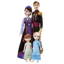 Disney Die Eiskönigin Königliche Familie mit 4 Puppen, einschließlich Anna und Elsa