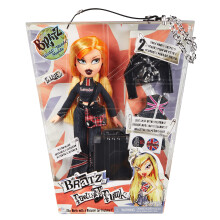 Bratz Pretty N Punk Cloe Modepuppe mit 2 Outfits und Koffer, Sammler ab 6 Jahren