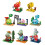 JHESAO Plants vs Zombies Speelgoed Zombies Assemblage Actiefiguren Set 1 2 1