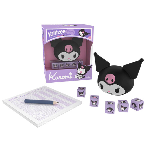 USAopoly Gioco di Dadi Yahtzee Kuromi di Sanrio Hello Kitty e Amici
