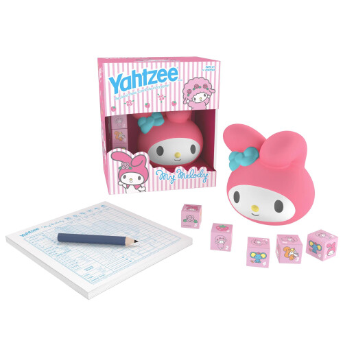 USAopoly Gioco di dadi Yahtzee Hello Kitty e amici My Melody