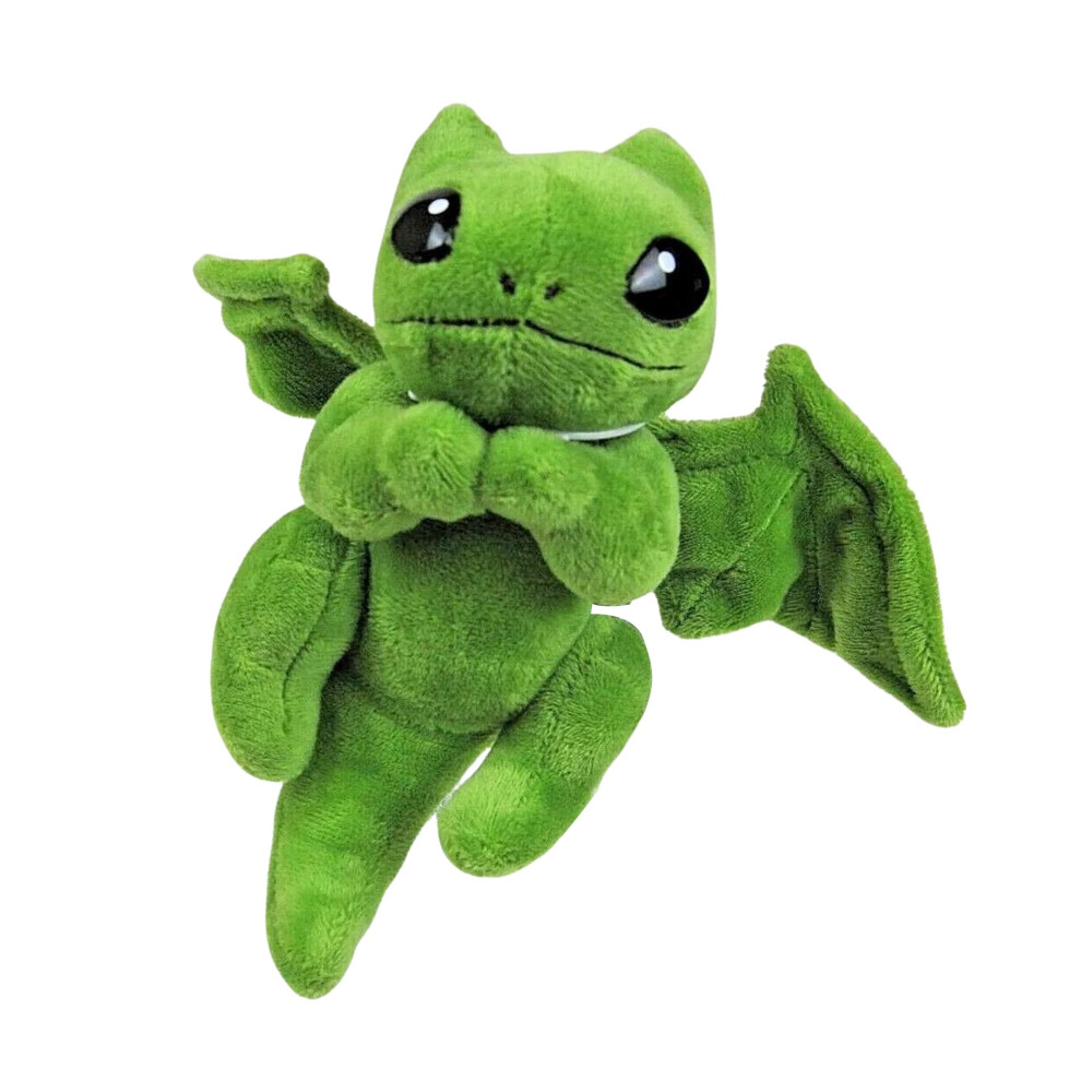 Photos - Doll Little Embers 7 Inch Plush W/ Moveable Limbs & Magnetic Hands | Soot (Green)