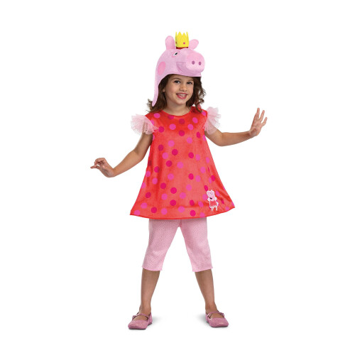 Peppa Wutz Kinderkostüm Kleid | Mittel 3T-4T