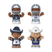 Dallas Cowboys 4-teiliges NFL Little People Sammlerset