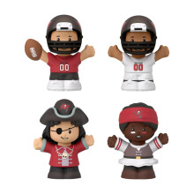 Tampa Bay Buccaneers 4-teiliges NFL Little People Sammlerset
