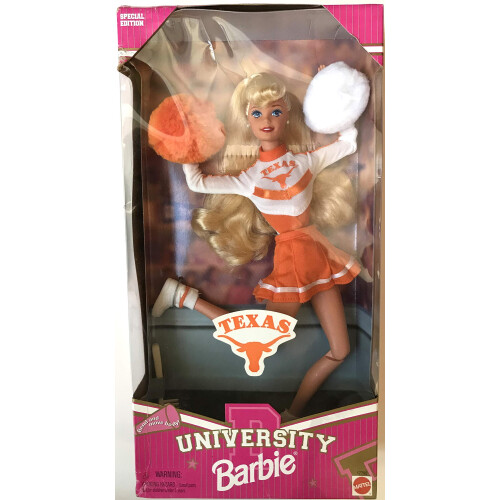 Mattel Barbie Cheerleader Puppe der Universität von Texas