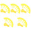 500Pcs Lovely Plant Markers Yellow Replaceable Durable Garden Labels 2