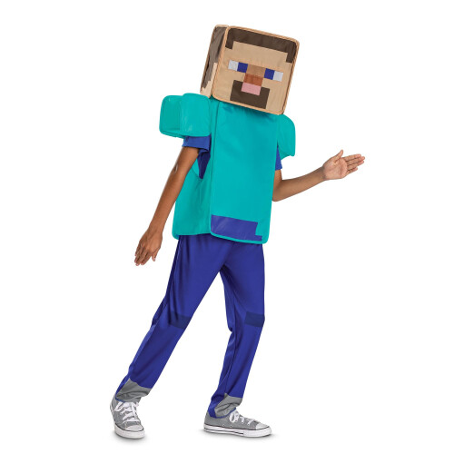 Minecraft Steve Pop Out Kinderkostüm | Größe S 4-6