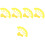 500Pcs Lovely Plant Markers Yellow Replaceable Durable Garden Labels 3