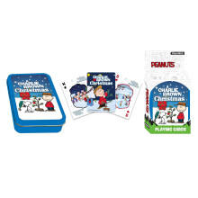 Cartes à Jouer Charlie Brown Noël Peanuts Avec Boîte