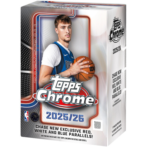 2025-26 Topps Chrome Basketball - Fabrikversiegelt - Wertbox
